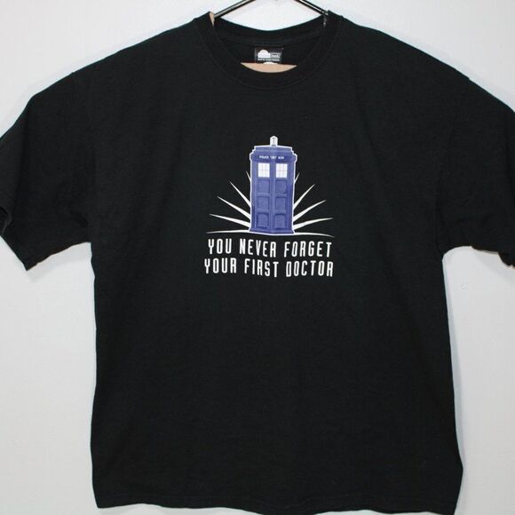Think Geek Dr. Who T Shirt Size XL vintage Apple style - Picture 1 of 4